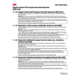 3M 6501 Rugged Comfort Half Facepiece Reusable Respirator, NIOSH, Cool Flow Valve, Small (7000128236)  - (10Pack) - 7