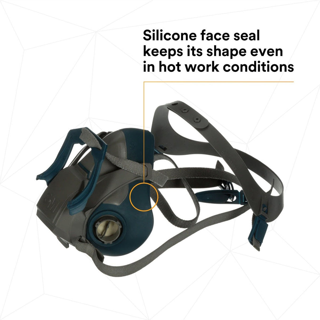 3M 6501QL Rugged Comfort Quick Latch Half Facepiece Reusable Respirator, Small (7000128237) (10 Pack) - 8