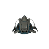 3M 49492 Rugged Comfort Quick Latch Half Facepiece Reusable Respirator, Large, Gray, Silicone Face Seal, Bayonet Connection, Cool Flow Valve (6503QL) (7000128241) (10 Pack)