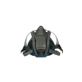 3M 49492 Rugged Comfort Quick Latch Half Facepiece Reusable Respirator, Large, Gray, Silicone Face Seal, Bayonet Connection, Cool Flow Valve (6503QL) (7000128241) (10 Pack)