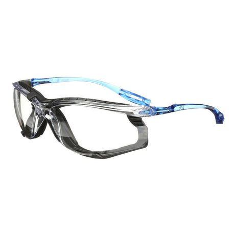 3M 11872 Virtua Safety Glasses, Anti-Fog, Clear Lens, Blue Frame, Removable Foam Gasket, Cord Control System, ANSI Z87 (7000128259)  - (20Pack) - 2