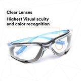 3M 11872 Virtua Safety Glasses, Anti-Fog, Clear Lens, Blue Frame, Removable Foam Gasket, Cord Control System, ANSI Z87 (7000128259)  - (20Pack) - 8