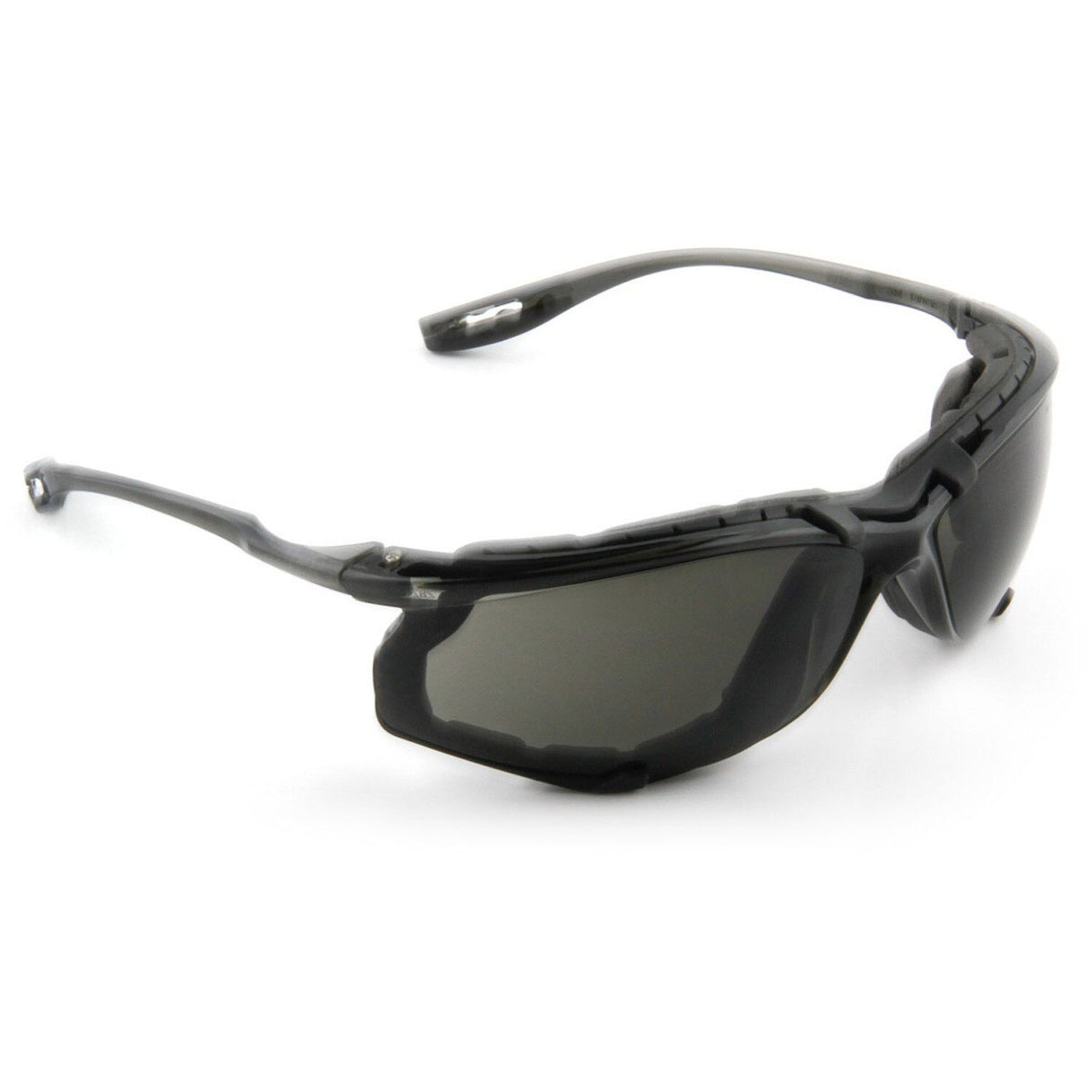 3M 11873-00000-20 Virtua CCS Safety Glasses Gray Anti-Fog Anti-Scratch Lens Black Frame Corded Earplug Control System Removable Foam Gasket (7000128260)
