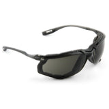 3M 11873-00000-20 Virtua CCS Safety Glasses Gray Anti-Fog Anti-Scratch Lens Black Frame Corded Earplug Control System Removable Foam Gasket (7000128260)