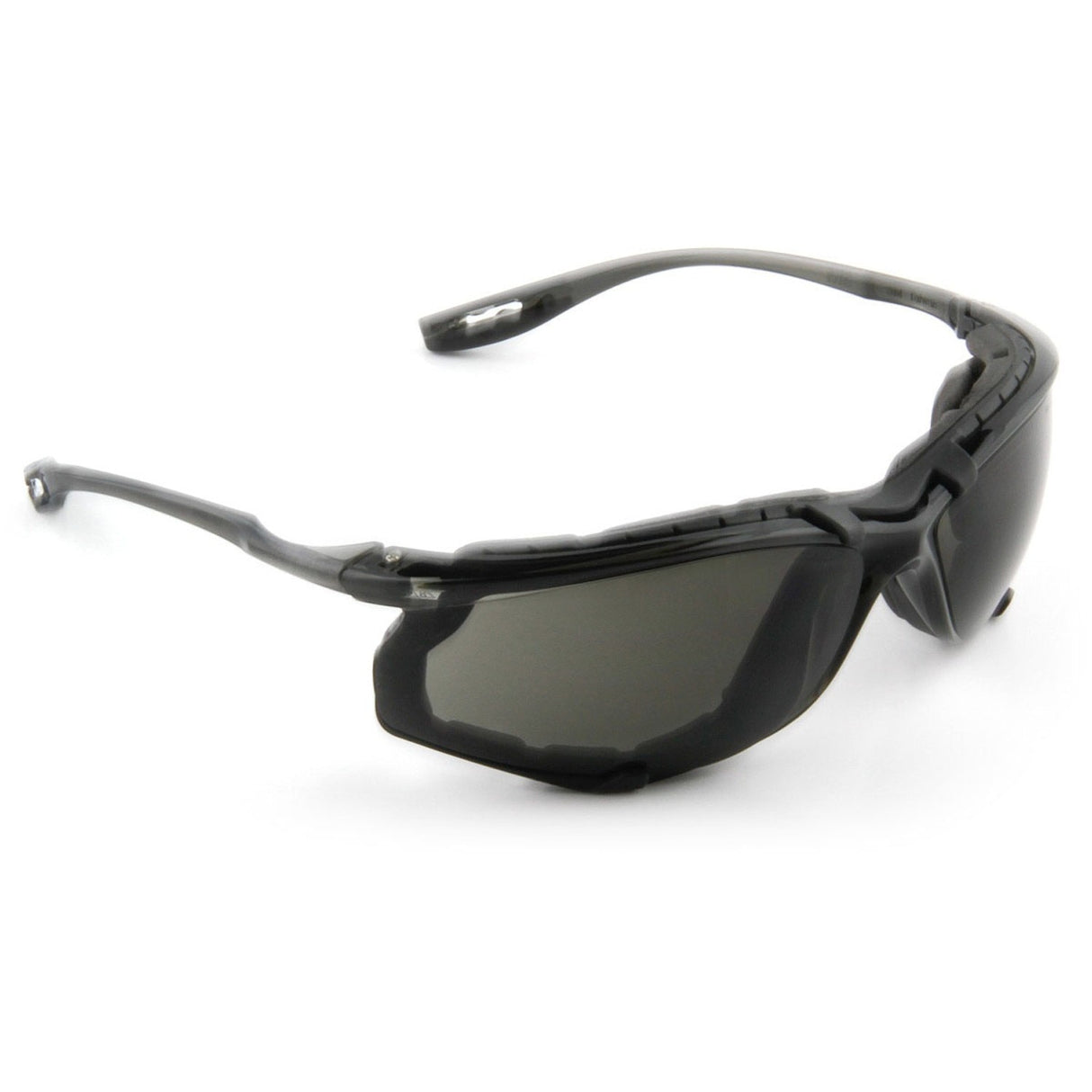 3M 11873-00000-20 Virtua CCS Safety Glasses Gray Anti-Fog Anti-Scratch Lens Black Frame Corded Earplug Control System Removable Foam Gasket (7000128260)  - (20Pack)