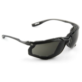 3M 11873-00000-20 Virtua CCS Safety Glasses Gray Anti-Fog Anti-Scratch Lens Black Frame Corded Earplug Control System Removable Foam Gasket (7000128260)  - (20Pack)