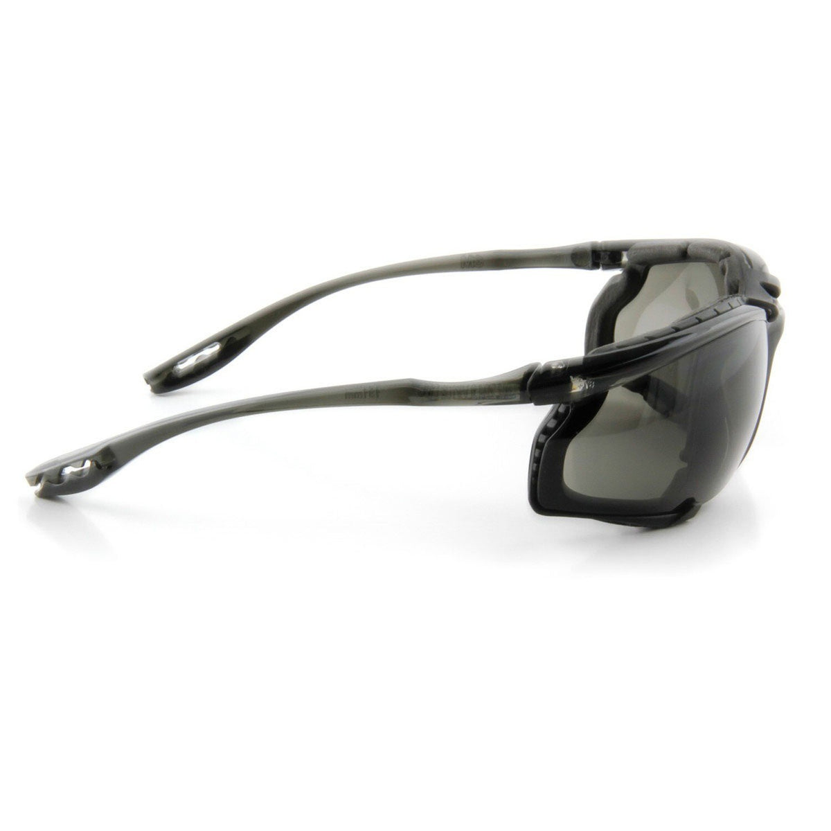 3M 11873-00000-20 Virtua CCS Safety Glasses Gray Anti-Fog Anti-Scratch Lens Black Frame Corded Earplug Control System Removable Foam Gasket (7000128260) - 3