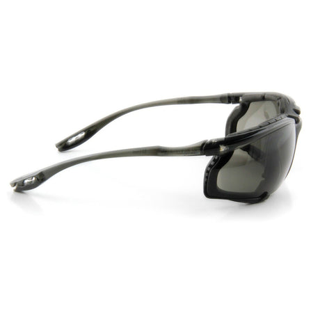3M 11873-00000-20 Virtua CCS Safety Glasses Gray Anti-Fog Anti-Scratch Lens Black Frame Corded Earplug Control System Removable Foam Gasket (7000128260)  - (20Pack) - 3