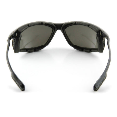 3M 11873-00000-20 Virtua CCS Safety Glasses Gray Anti-Fog Anti-Scratch Lens Black Frame Corded Earplug Control System Removable Foam Gasket (7000128260)  - (20Pack) - 4