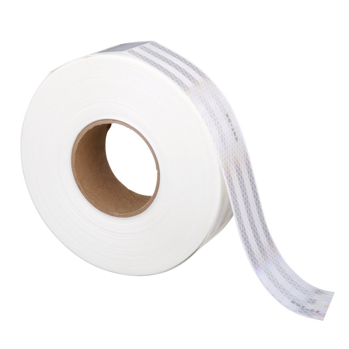 3M 983-10 Diamond Grade Conspicuity Markings, White, DOT, 2 in x 50 yd, kiss-cut every 12 in (7000129411) - 2