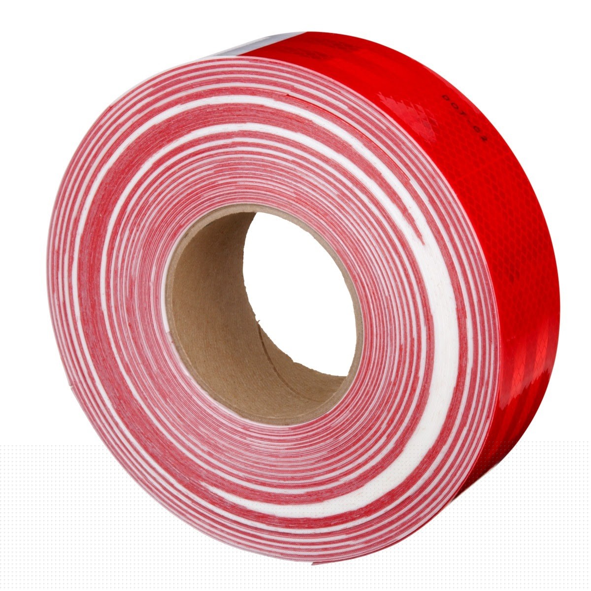 3M 98332 Diamond Grade Conspicuity Markings 983-32, Red/White, 67636, 2 in x 50 yd, kiss-cut every 18 in (7000129412) - 3