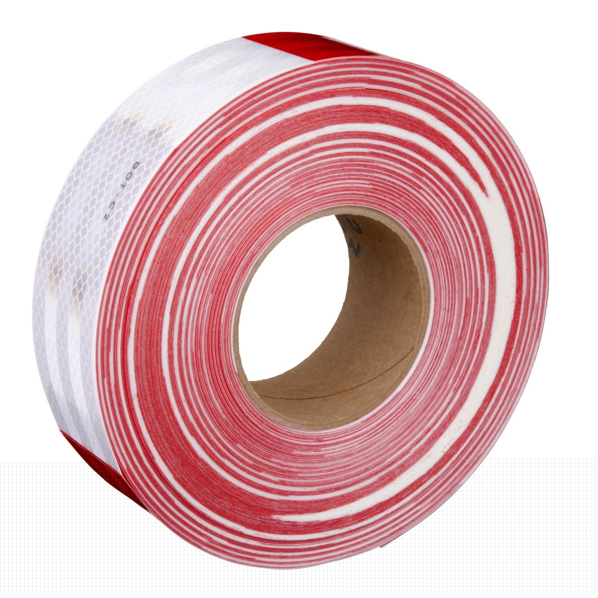 3M 98332 Diamond Grade Conspicuity Markings 983-32, Red/White, 67636, 2 in x 50 yd, kiss-cut every 18 in (7000129412) - 4