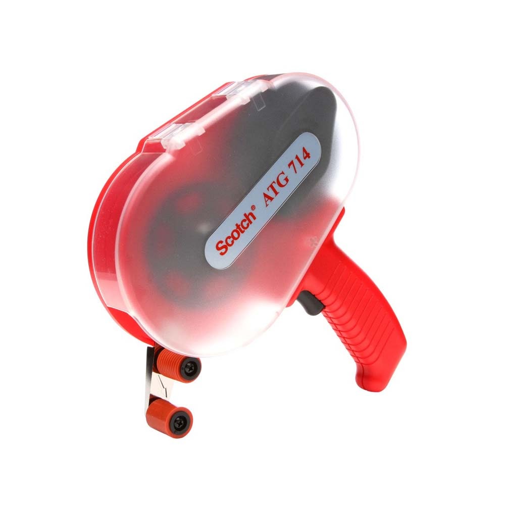 3M 714 ATG Adhesive Applicator for 1/4 inch ATG Tape, Red (7000131619) - 2