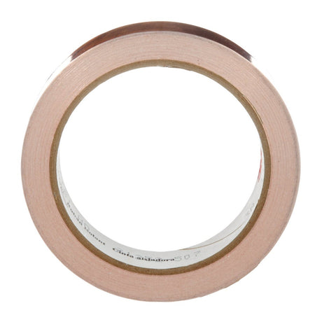 3M 1181-1X18YD EMI Copper Foil Shielding Tape, Copper, Conductive Acrylic, 1 in x 18 yd (7000132169) (9 Pack) - 8