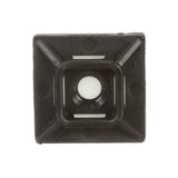 3M CTB75X75BKA-C Cable Tie Mounting Base, 4-Way Adhesive Mount, Black, Nylon, 3/4 in x 3/4 in (7000132457) (500 Pack)
