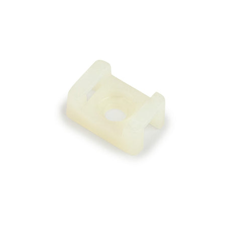 3M CTB87X62NTS-C Cable Tie Base 2-Way Screw Mount Natural Nylon 7/8 in x 5/8 in (7000132458) (500 Pack)