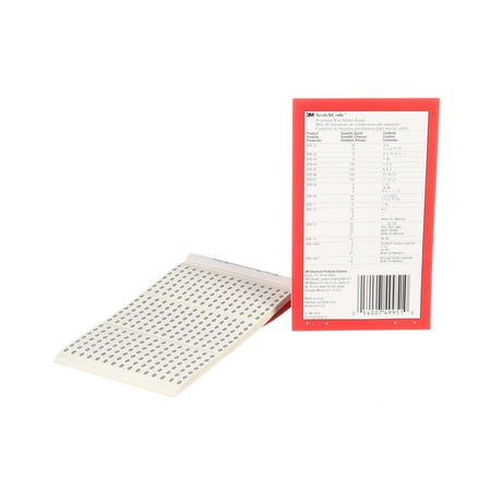 3M ScotchCode Pre-Printed Wire Marker Book, T1-T3, Black on White, 1.37 in x 0.22 in (SPB-01) (7000132478)  - (5Pack) - 4
