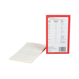 3M SPB-11 ScotchCode Pre-Printed Wire Marker Book , black print on a white background highlights the characters (7000132484)  - (5Pack) - 3