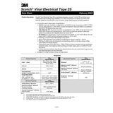 3M Scotch Vinyl Color Coding Electrical Tape 35, Red, 1/2 in x 20 ft, 7 mil (35-1/2X20FT-RD) (7000132636) (10 Pack)  - (10Pack) - 4