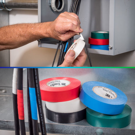 3M 7000132637 Scotch Vinyl Color Coding Electrical Tape 35, 1/2 in x 20 ft, Blue, 7 mil, Flame Retardant, CSA Certified, UL Listed (35-1/2X20FT-BL) (10 Pack)  - (10Pack) - 7