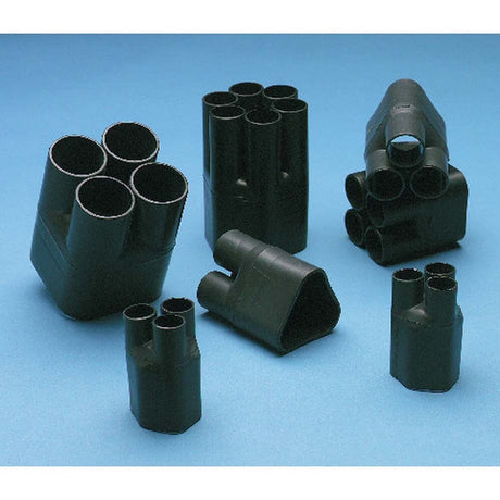 3M HDBB-505-1-250 Heat Shrinkable Cable Breakout Boot : black, 5-way outlet, bag (7000132649)