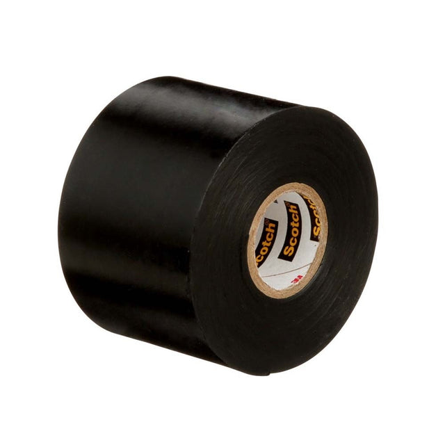 3M 2242-2X15FT Linerless Electrical Rubber Tape 2242, Black, General Purpose Self-Fusing Insulating Tape (7000132759) (8 Pack)