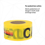 3M Scotch Barricade Tape 300 CAUTION Yellow 3 in x 1000 ft (300-Y-3X1000FT) (7000132906)  - (8Pack) - 10