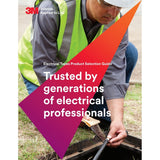 3M 303-R-3X300FT Scotch Buried Barricade Tape 303, CAUTION BURIED ELECTRIC LINE BELOW, Red, 3 in x 300 ft (7000132915)  - (16Pack) - 8