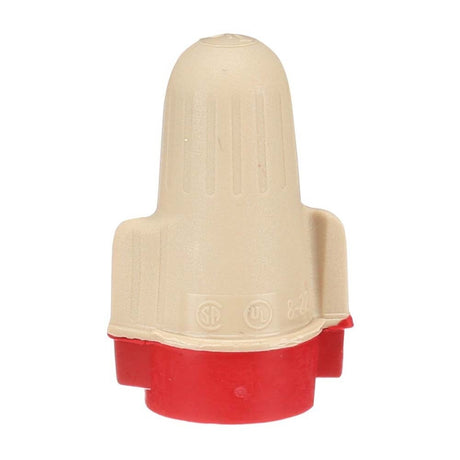 3M T/R+KEG Performance Plus Wire Connector TR+KEG Tan/Red Flexible Steel Spring Connectors Twist On CSA Certified UL Listed Keg 22-8 AWG (7000132941) (25000 Pack)