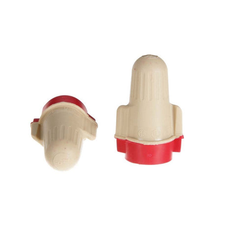 3M T/R+KEG Performance Plus Wire Connector TR+KEG Tan/Red Flexible Steel Spring Connectors Twist On CSA Certified UL Listed Keg 22-8 AWG (7000132941) (25000 Pack) - 3