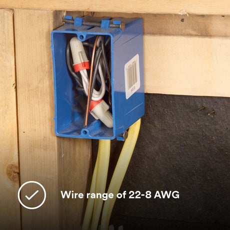 3M T/R+KEG Performance Plus Wire Connector TR+KEG Tan/Red Flexible Steel Spring Connectors Twist On CSA Certified UL Listed Keg 22-8 AWG (7000132941) (25000 Pack) - 10