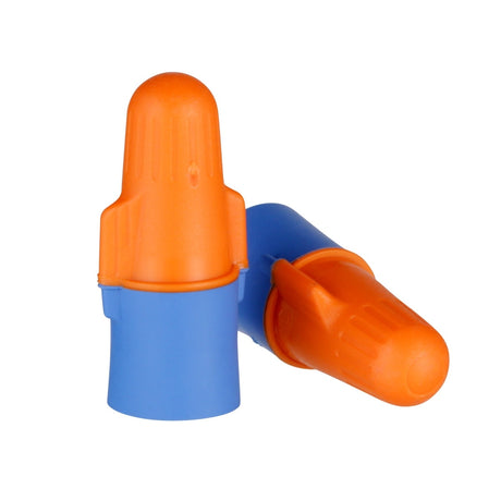 3M O/B+JUG Wire Connector Orange/Blue Twist-On 22-12 AWG UL Listed CSA (7000133222) (10000 Pack) - 7