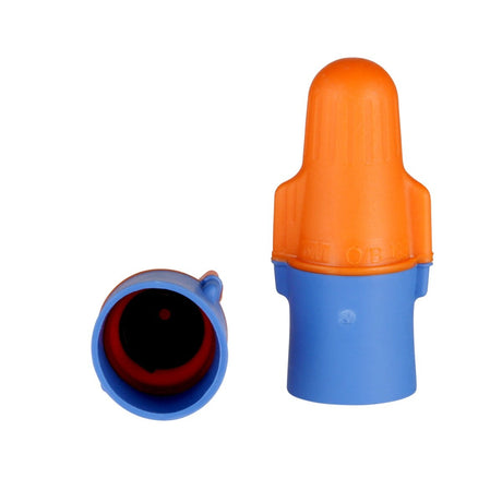 3M O/B+JUG Wire Connector Orange/Blue Twist-On 22-12 AWG UL Listed CSA (7000133222) (10000 Pack) - 9