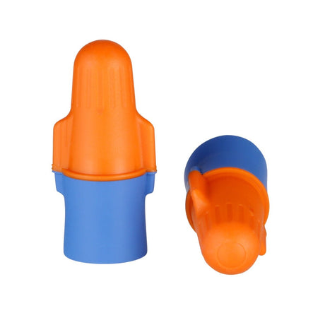 3M O/B+JUG Wire Connector Orange/Blue Twist-On 22-12 AWG UL Listed CSA (7000133222) (10000 Pack) - 10