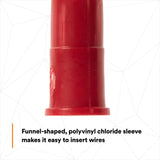 3M MV18-6FBX Block Fork Vinyl Insulated Terminals, Red, 22-18 AWG, Stud Size 6, 100 per bottle, Suitable for use in a Terminal Block (7000133322) (500 Pack) - 4