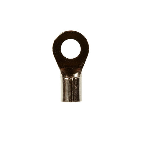 3M MU10-10RHTX High Temperature Ring Terminal Non-Insulated Nickel Plated Steel 10 to 12 AWG (7000133346) (50 Pack)