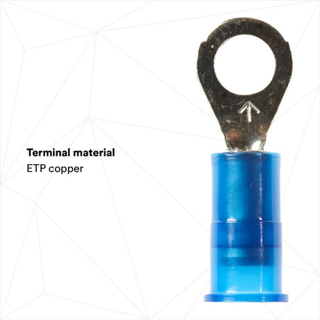 3M MNG14-10RX Scotchlok Ring Nylon Insulated, standard-style ring tongue fits around the stud (7000133416) - 4