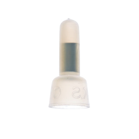 3M S-11-A Nylon Insulated Butted Seam Standard Closed End Connector, 22-16 AWG, Translucent White (7000133427) (100 Pack) - 2
