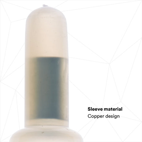 3M S-11-A Nylon Insulated Butted Seam Standard Closed End Connector, 22-16 AWG, Translucent White (7000133427) (100 Pack) - 9