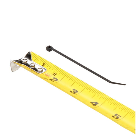 3M CT4BK18-C Cable Tie, Self-locking, Nylon 6/6, Black, 4 in, 18 lb Tensile Strength (7000133450) (1000 Pack) - 5