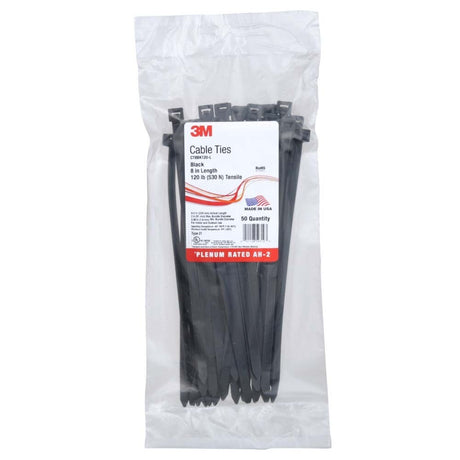 3M CT8BK120-L Cable Tie (7000133464) (500 Pack) - 2