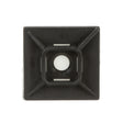 3M CTB1X1BKA-C Cable Tie Mounting Base, 4-Way Adhesive Mount, UV Resistant Black, 1 in x 1 in (7000133488) (500 Pack)