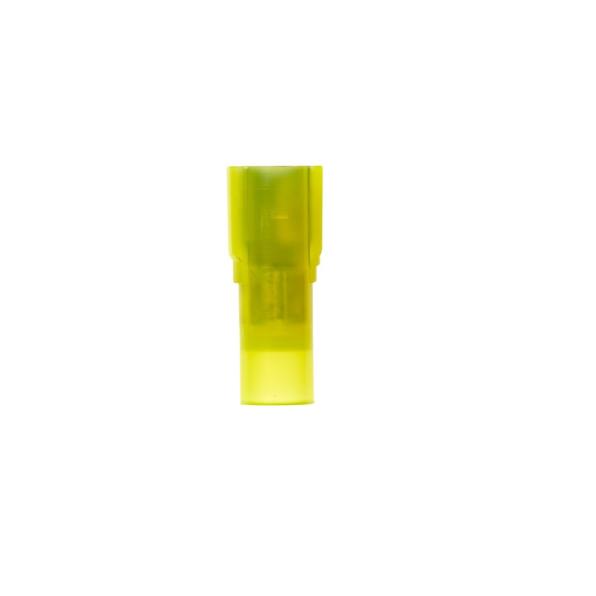 3M FDI10-250Q Highland Nylon Fully Insulated Female Disconnect Terminal, AWG 12-10, Yellow (7000133657) (250 Pack)