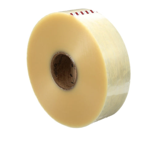 3M 371 Scotch Box Sealing Tape, Polypropylene, Hot Melt Adhesive, Clear, 72 mm x 914 m (7000136741) (4 Pack) - 2