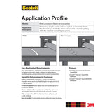 3M 898 Scotch Filament Tape, Clear, 48 in x 60 yd, 6.6 mil (7000136875) - 5