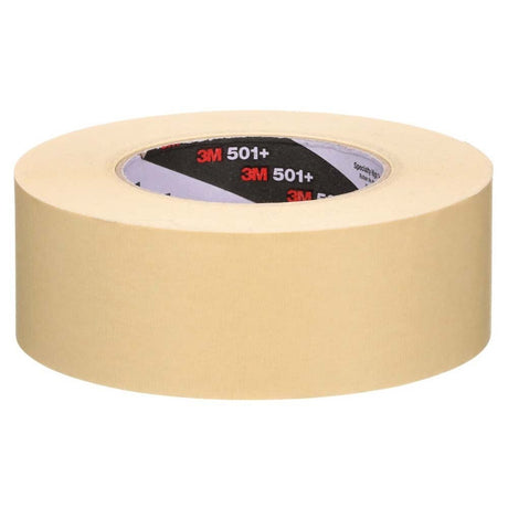 3M 501+ Specialty High Temperature Masking Tape Tan 48 mm x 55 m 7.3 mil (7000138488) (24 Pack) - 4