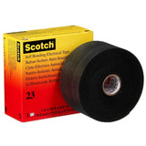 3M 23-2X30FT Scotch Rubber Splicing Tape 23, Black, 2 in x 30 ft (7000138512) - 7