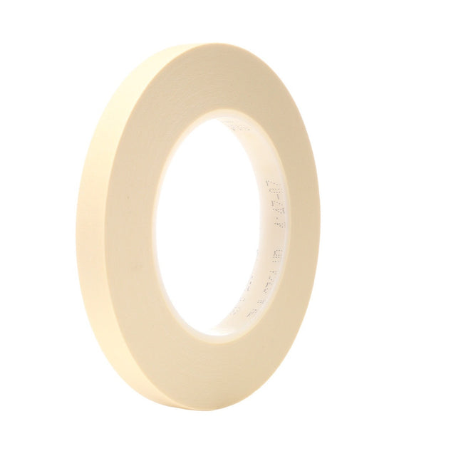 3M 2364 Performance Masking Tape, Tan, 12 mm x 55 m, 6.5 mil, Plastic Core (7000142982) (144 Pack)
