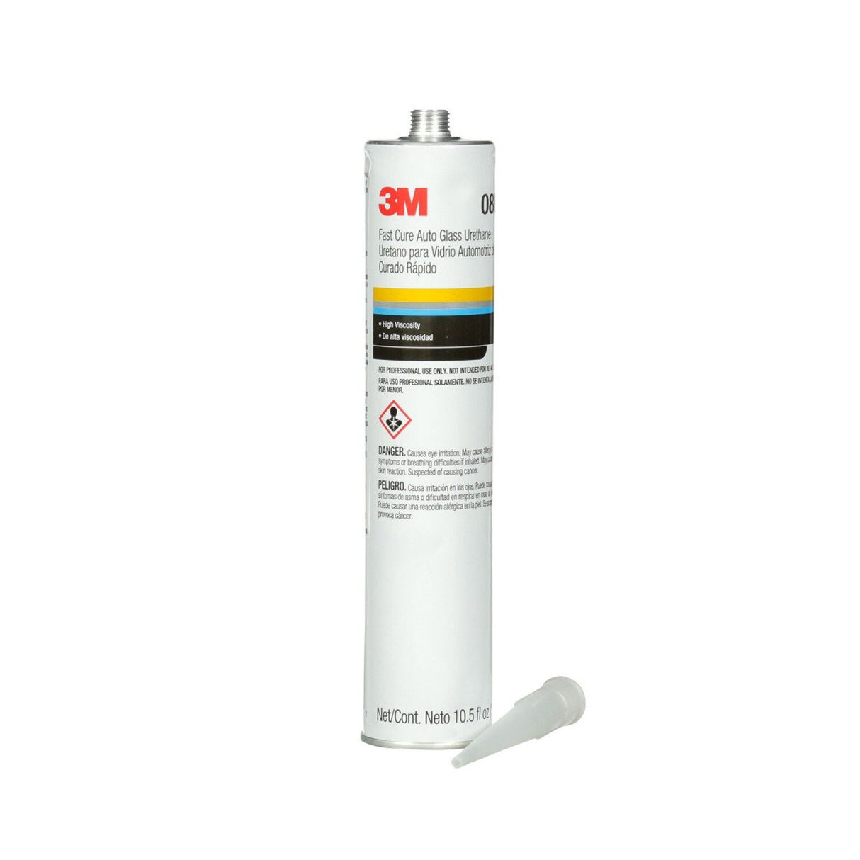 3M 08690 Fast Cure Auto Glass Urethane Polyurethane Adhesive, Black, 10.5 fl oz Cartridge (7000144585)  - (12Pack)