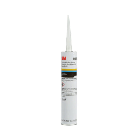 3M 08690 Fast Cure Auto Glass Urethane Polyurethane Adhesive, Black, 10.5 fl oz Cartridge (7000144585)  - (12Pack) - 2